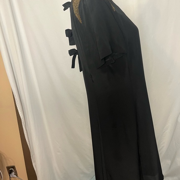 Madewell silk dress with sequins and a tie back size 6 - Picture 5 of 12